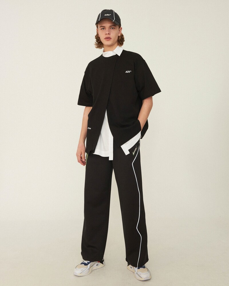 ADER ERROR아더에러]Thunder track trousers Noir